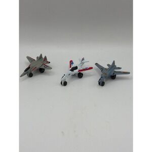 Vintage 80s Micro Imperial‎ Toy Fighter Jets Diecast Military Plane Lot